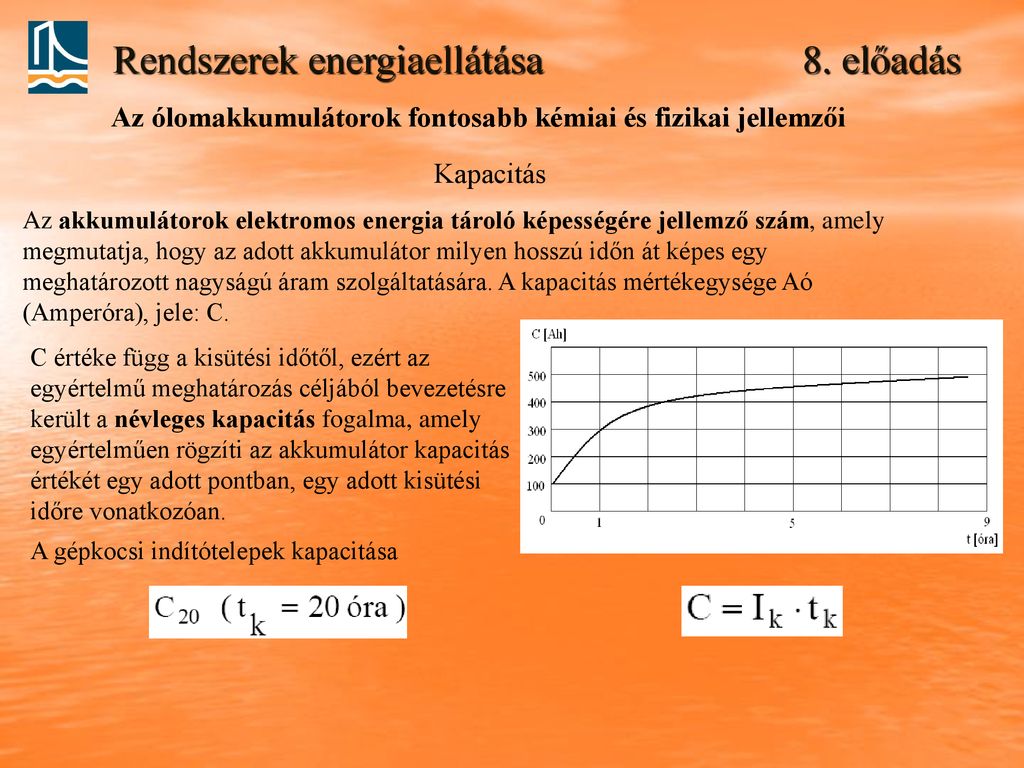 Rendszerek energiaellátása 8 előadás ppt letölteni